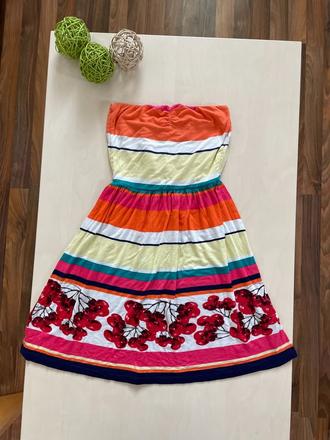 Letní třešinkové šatičky, vel s, bershka, bershka,s