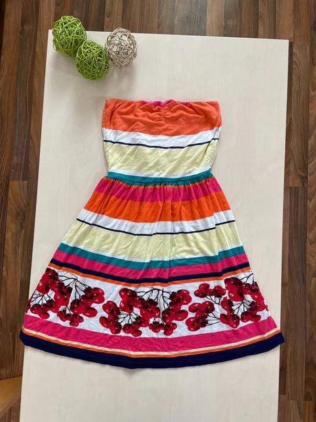 Letní třešinkové šatičky, vel s, bershka, bershka,s