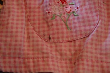 Dívčí jarní/podzimní bunda kostičky, květy, george,86