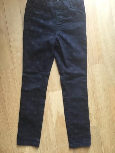 Kalhoty dzeginy skinny s puntiky, kappahl,116
