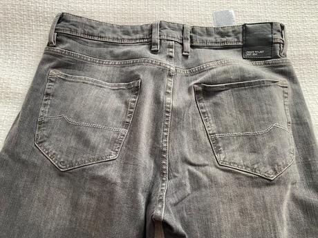 Džíny/rifle vel. 32/34 straight šedé, jako nové, c&a,m