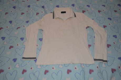 158 164 sergio tacchini bílé triko s flitry, 164