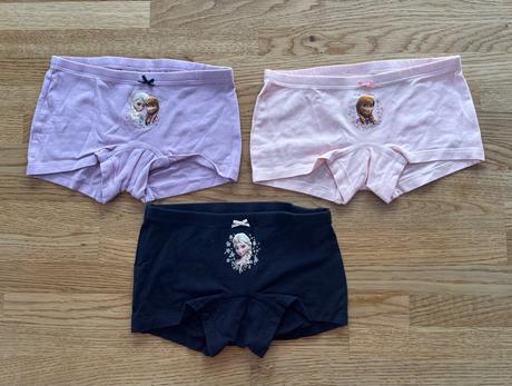 3pack kalhotky s nohavičkou frozen h&m v. 122/128, h&m,122