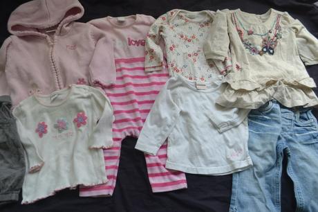 7x kojenecké oblečky next,,v.3-6měs., 68–80