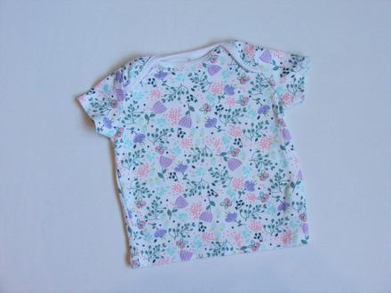 J408 tričko s kytičkami vel. 68, f&f,68