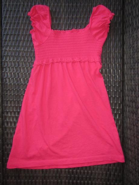2x rúžové šaty , lupilu,104, 104