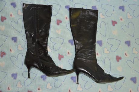 Italské kozačky s vysokým podpadkem, vel. 37, 37