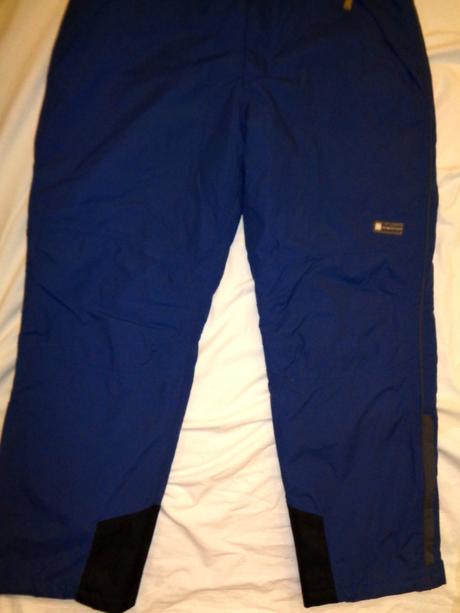 Luxusní modré oteplovací kalhoty port louis, xl