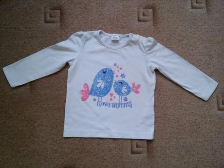 Tričko s dlouhým rukávem, f&f,80