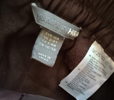 Nepromokavé kalhoty h&m, h&m,104
