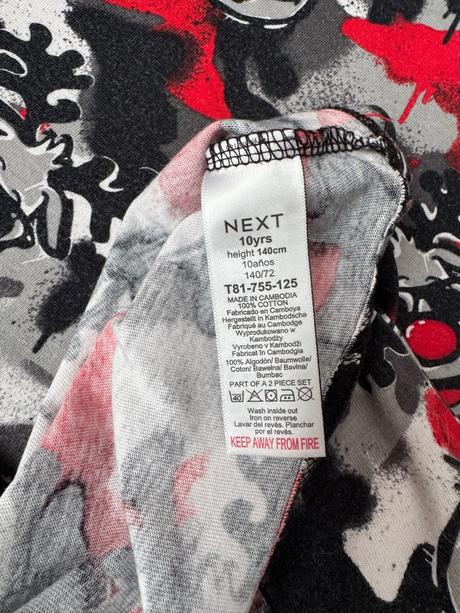 Bavlněné pyžamo, 140