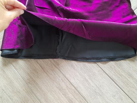 Fialové plesové šaty, yessica,34