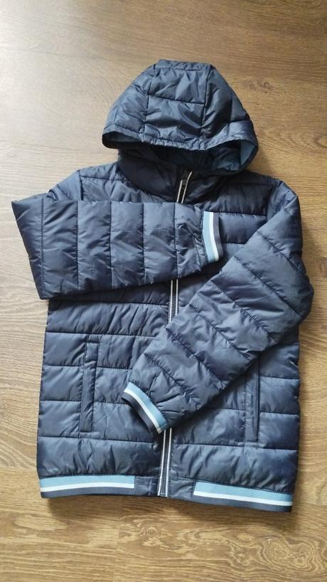 Tmavomodrá bunda 146, 146