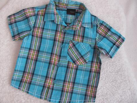 Plátěná tyrkysová košile next, next,80