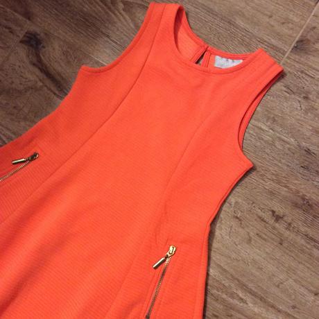 Neon oranžové šaty, matalan,122