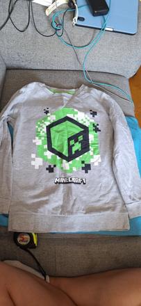 Chlapecká mikina vel. 146/152, minecraft, 146