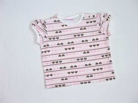 K1023 tričko se srdíčky vel. 68, cherokee,68