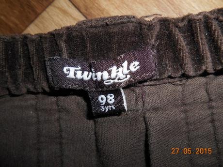 Hnědá semišová sukýnka, 98