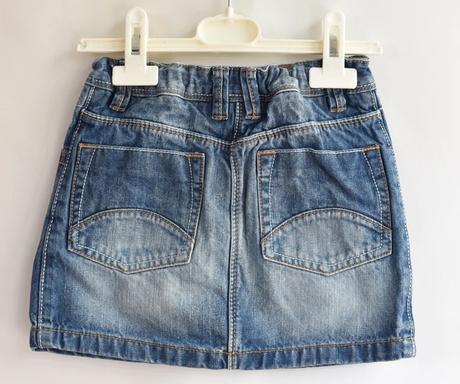 Sukně džínová vel. 5 - 6 let, nutmeg,116