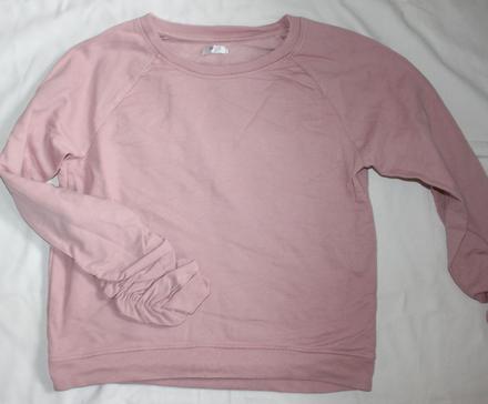 Po108. zajímavá starorůžová mikina 11-12 let, 152