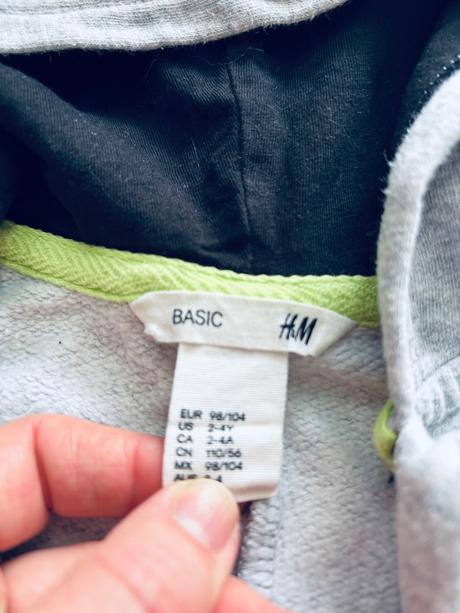 Overal teplákový  - v.3/4 roky, h&m,104