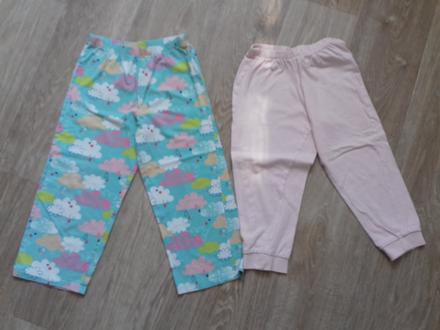 Pyžamové kalhoty 1x ružové, lupilu,104