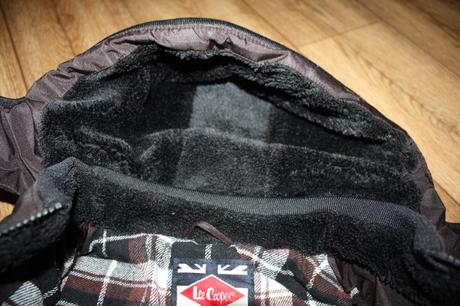 Tmavě hnědá zimní bunda, lee cooper,152