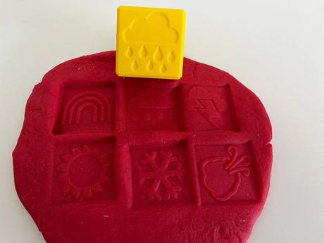 Otiskávací kostka - počasí, 