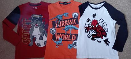 3x tričko vel."122", marvel,122