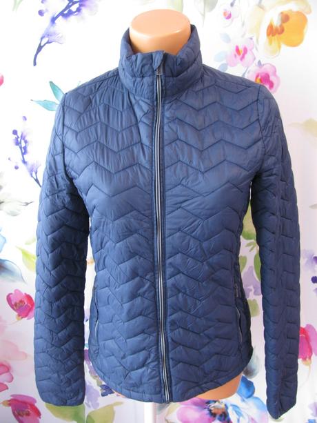 Přechodná tmavě modrá prošívaná bunda, crivit,38