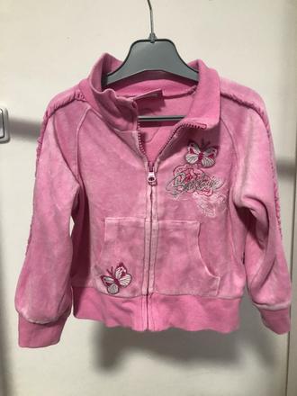 Sametová mikina barbie, 98