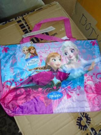 Taška plážová nákupní frozen elsa anna, disney