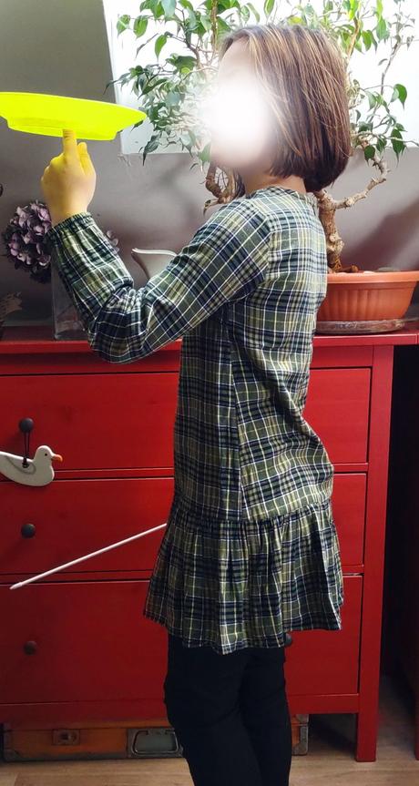 Zelené kárované šaty, coccodrillo,146