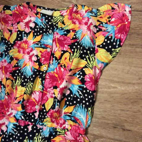 Lehoučký letní barevný overal, matalan,146