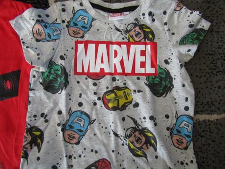 2 x tričko pro kluka vel.104 zn.spiderman- marvel, marvel,104
