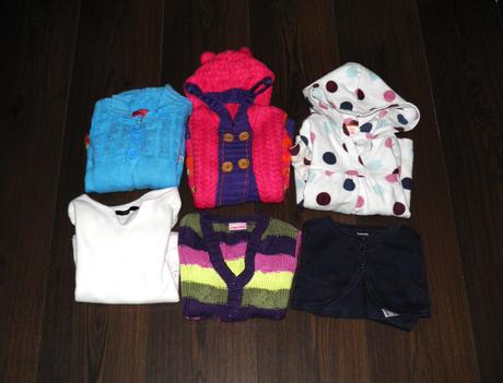 Dívčí mikiny, vesty, svetříky a bolerko - vel.98, george,98