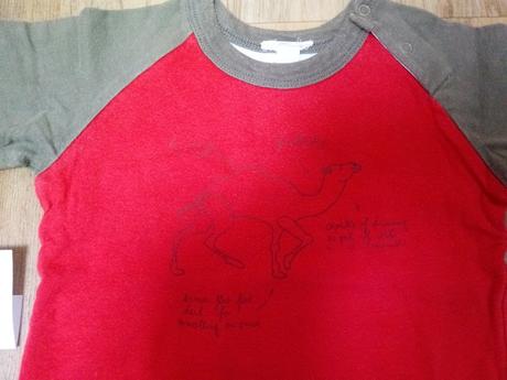 Komplet oboustranné tričko a podšité kalhoty, c&a,62