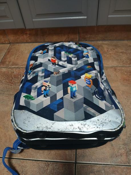 Školní batoh 1.-4. třida, topgal, minecraft, 