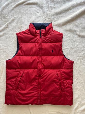 Vesta péřová oboustranná- v.vca 9/10 let, ralph lauren,140
