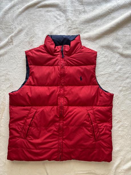 Vesta péřová oboustranná- v.vca 9/10 let, ralph lauren,140