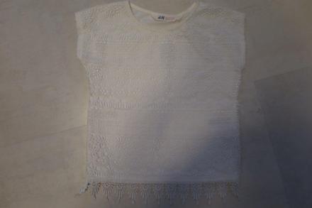 Krajkové tričko - halenka, h&m,98