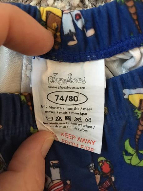 Plavky pro malého piráta (vel.74-80), playshoes,74