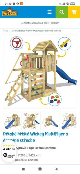 Dětské hřiště. Od jaké firmy jste kupovaly?