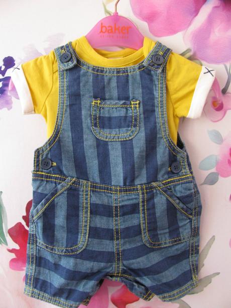 Novorozenecká letní souprava-kraťasy s laclem+body, miniclub,56