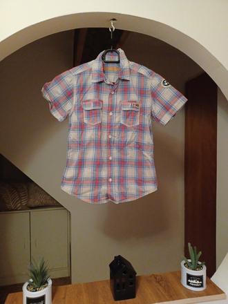 Károvaná košile, kostkovaná košile napapijri 128-1, napapijri,128