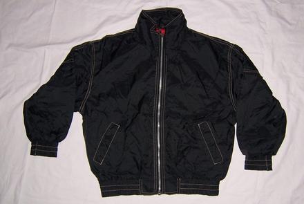 Černá bunda s podšívkou, 128