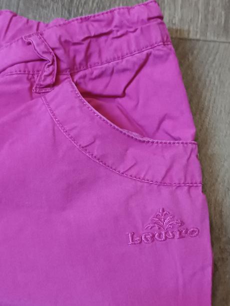 Dívčí plátěné 3/4 kalhoty,zn. lewro, vel. 116/122, lewro,116