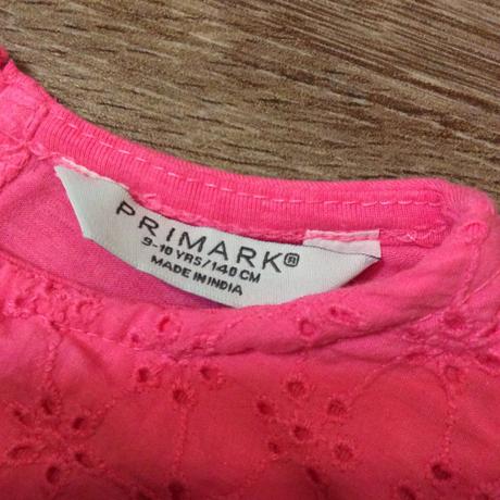 Neon letní šaty, primark,140