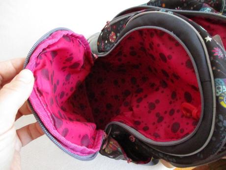 Dívčí školní batoh květovaný topgal, 