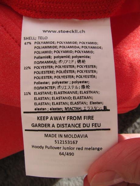 Dívčí mikina s kapucí stöckli hoody pullover, 164